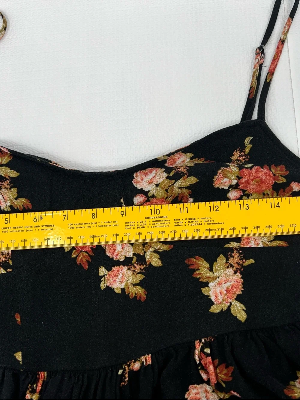 Free People Jumpsuit Black Floral 6